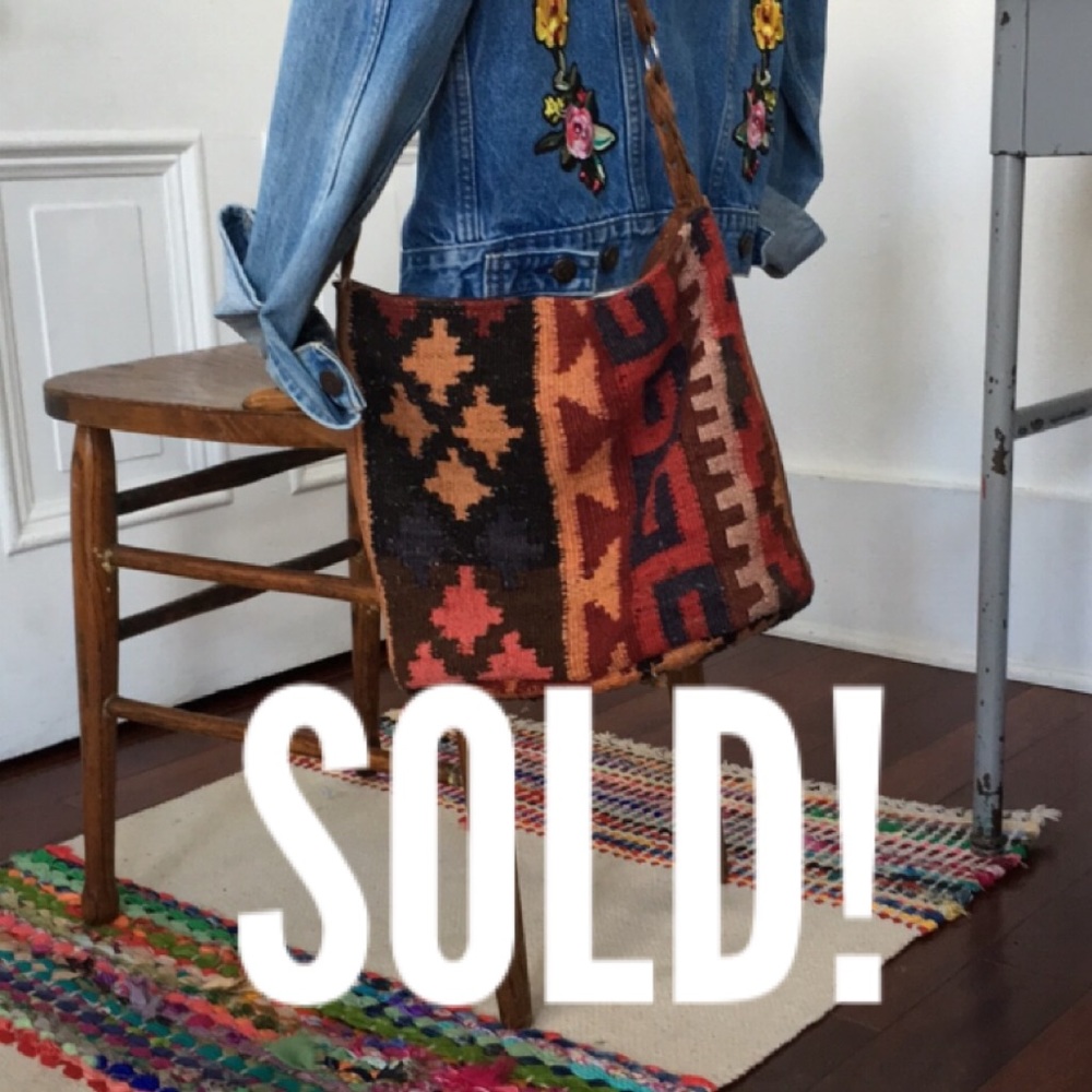 Vintage Kilim Wool Purse